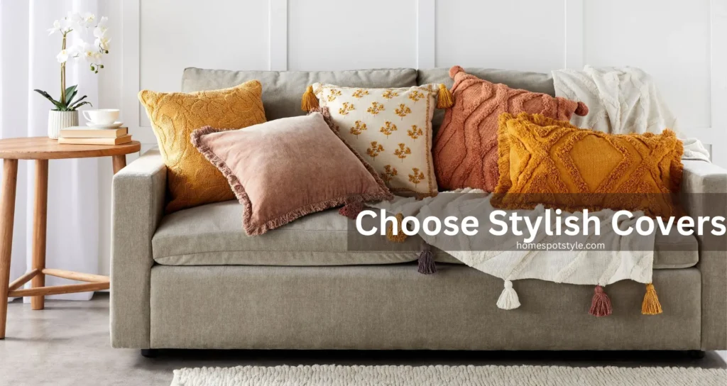 choose stylish couch cushion covers