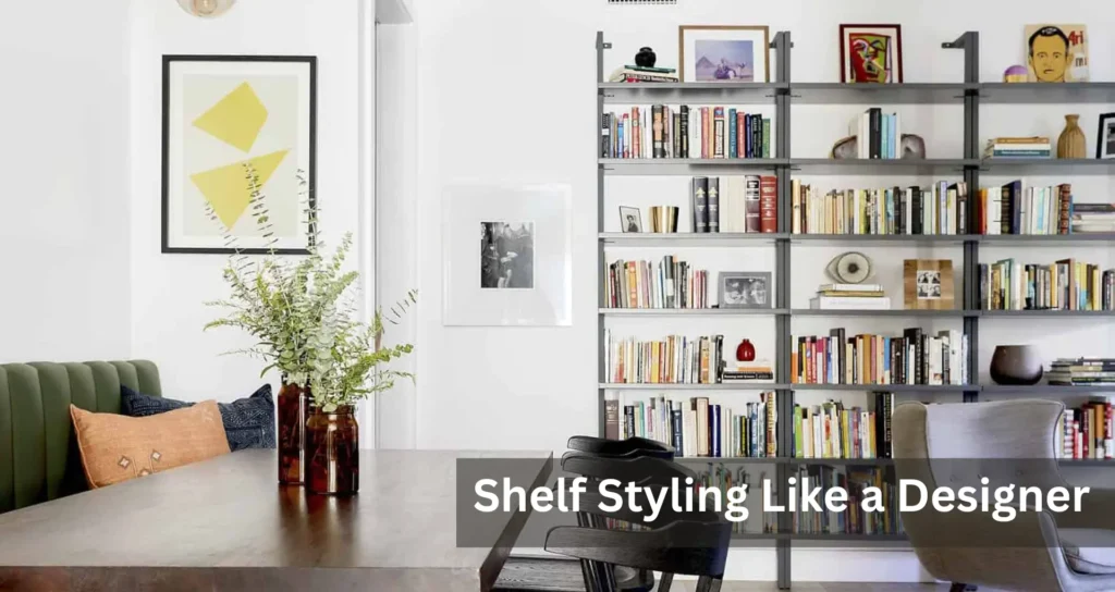 shelf styling like a designer