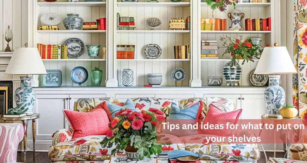 tips and tricks for shelf styling