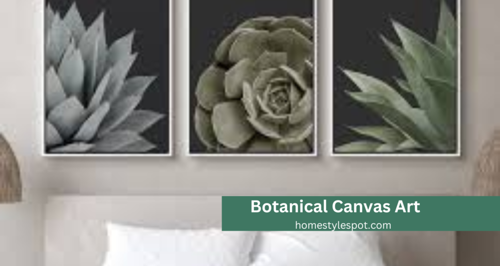 botanical canvas wall art