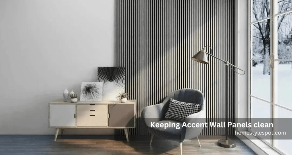 tips for keeping accent wall panels clean