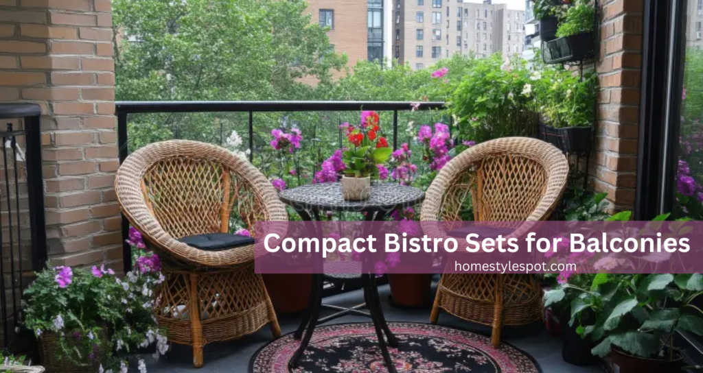 compact bistro sets for balcony