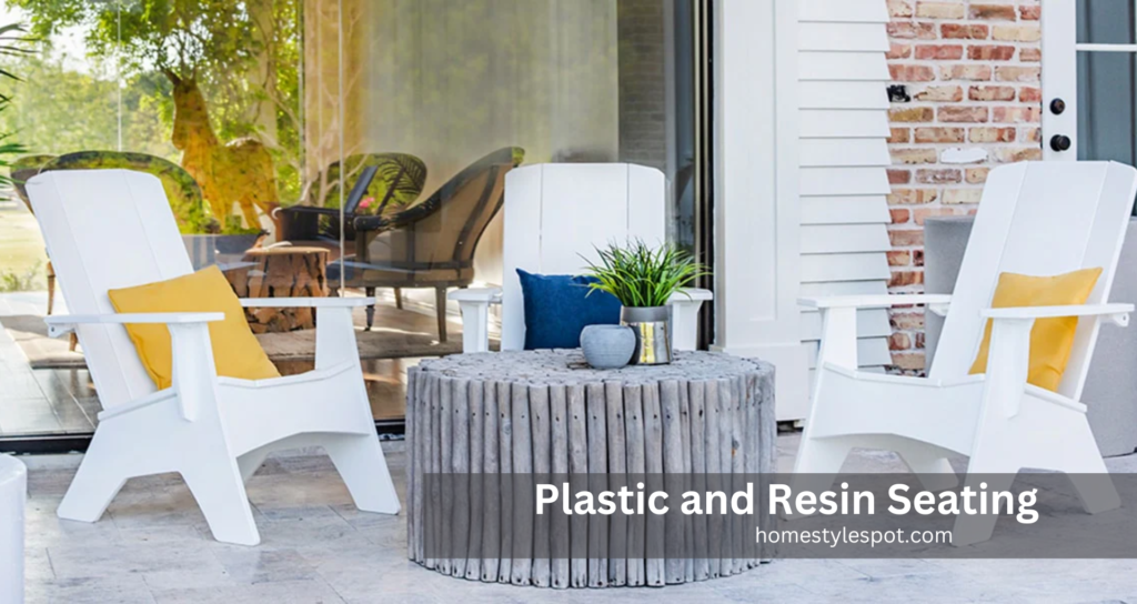 plastic and resin balcony furniture ideas