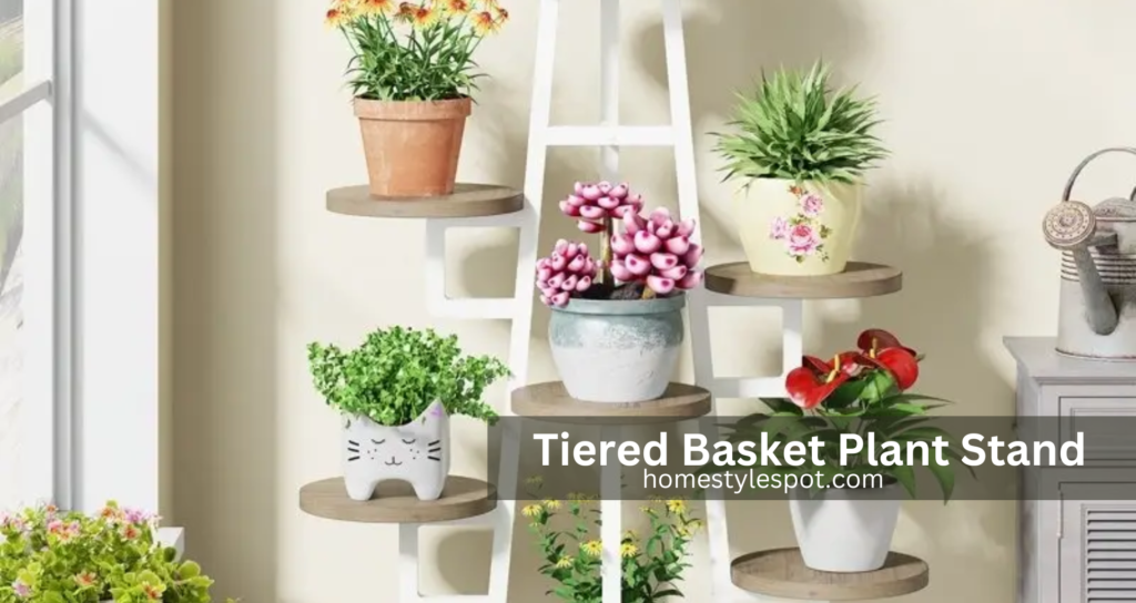 Tiered Basket Plant Stand