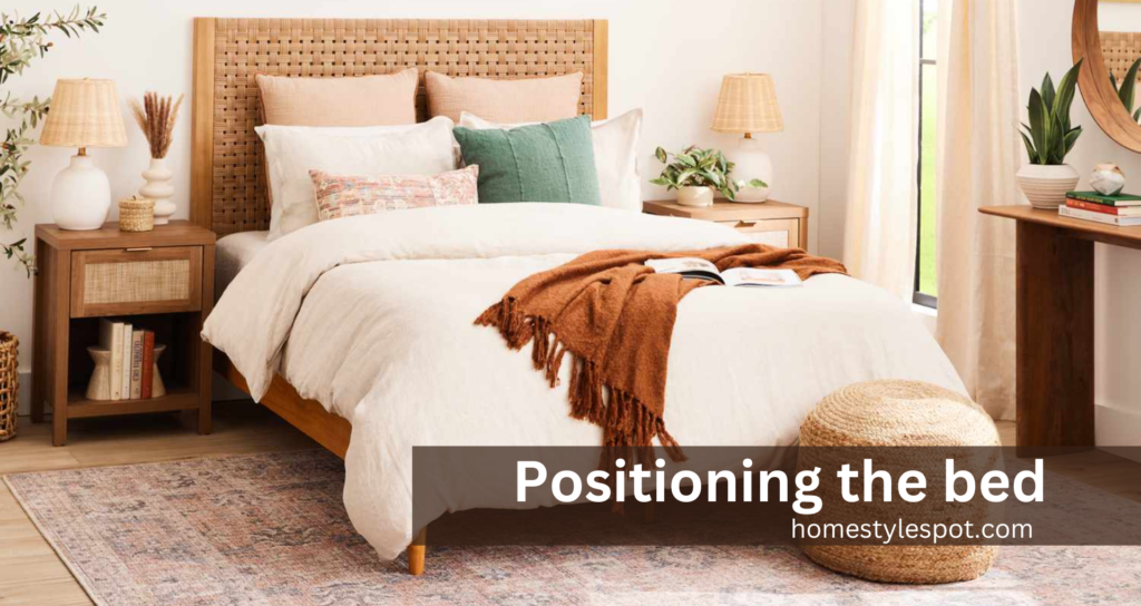 positioning the bed