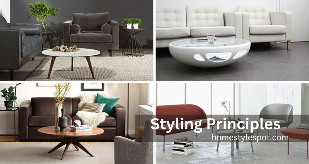 round coffee table styling tips