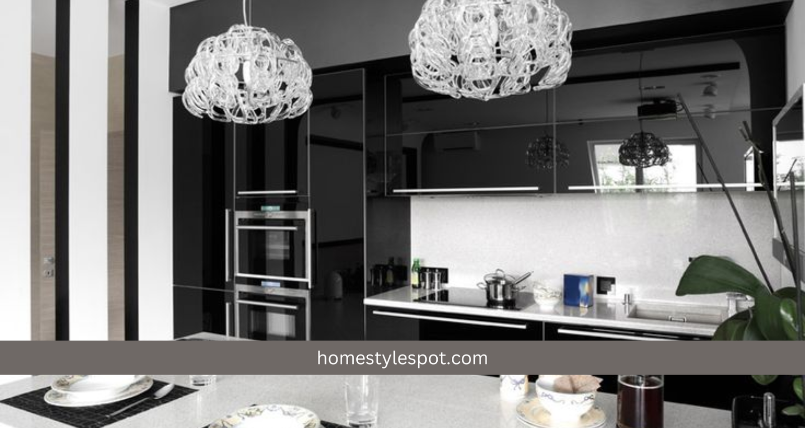 white and black kitchen decor ideas