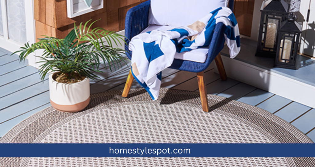 oversized round outdoor rugs